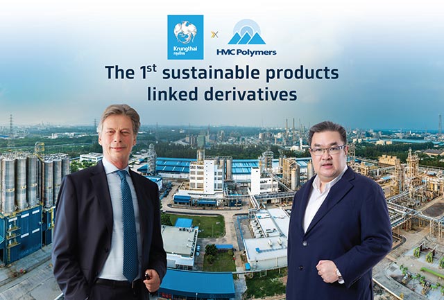 Krungthai Bank and HMC Polymers introduce Thailand’s first derivatives linked to sustainable polypropylene development goals