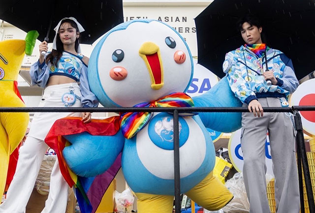 ร่วมขบวนพาเหรด “Love Pride Parade, Bangkok 2025” ดึงมาสคอต “น้องวายุ” สร้างสีสัน สนับสนุนความหลากหลายและเท่าเทียม