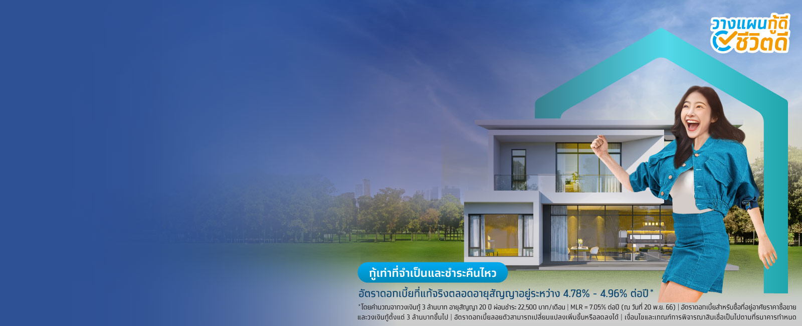 สินเชื่อบ้านกรุงไทย กู้ซื้อบ้าน กู้เงินสร้างบ้าน ผ่อนบ้านกับธนาคาร