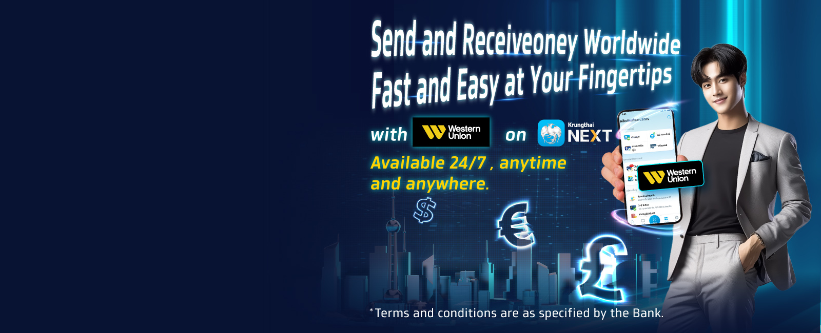 International Money Transfer via Western Union