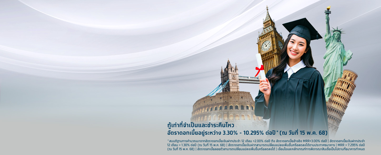 สินเชื่อเพื่อการศึกษาต่างประเทศ