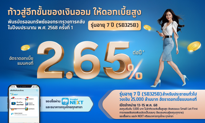 พันธบัตรออมทรัพย์ของกระทรวงการคลัง ในปีงบประมาณ พ.ศ. 2568 ครั้งที่ 1