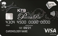 บัตรเครดิต KTB precious plus infinite visa