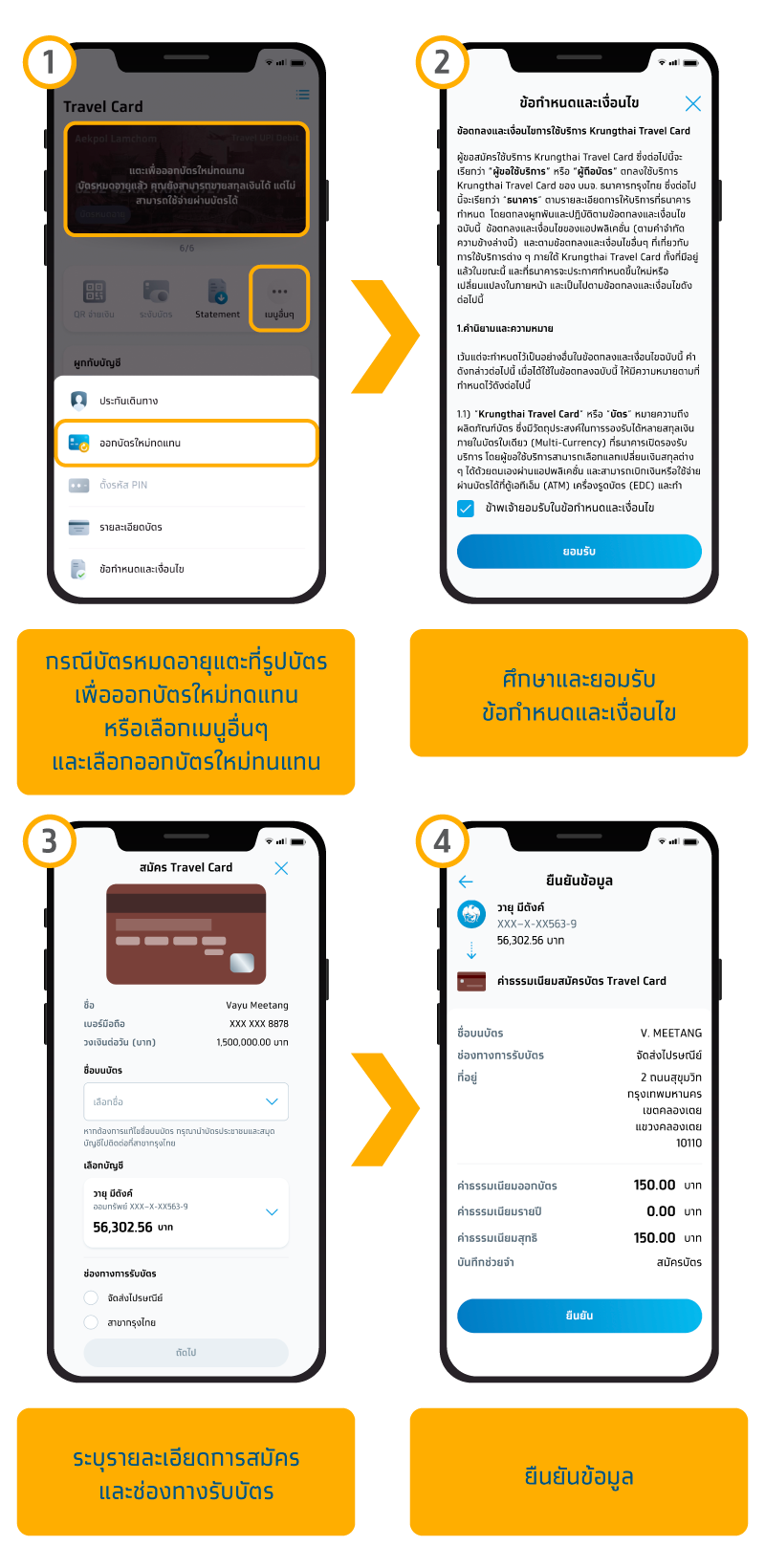 ออกบัตร Krungthai Travel UnionPay Debit ใหม่ทดแทน ผ่าน Krungthai NEXT