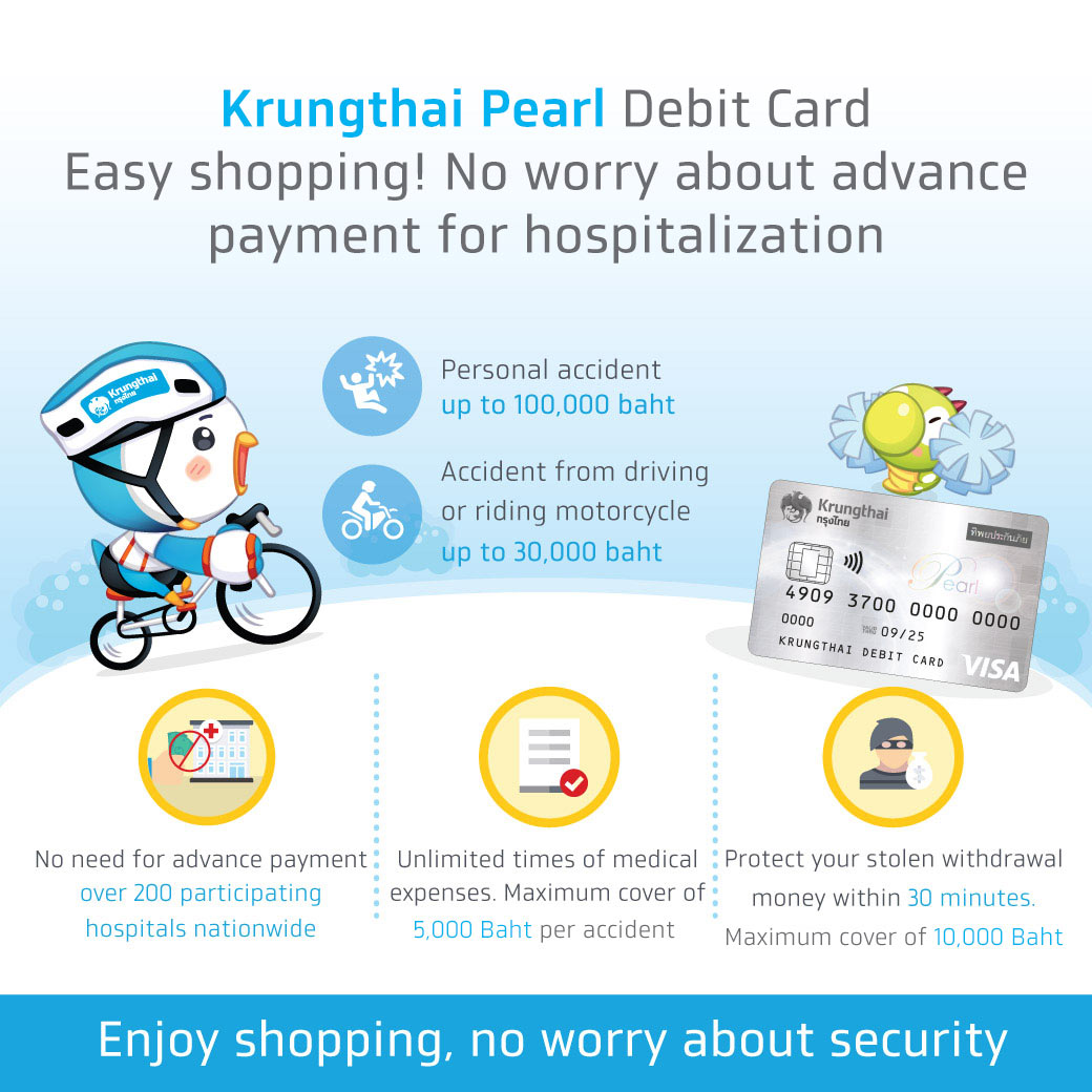 Krungthai Shop Smart Pearl  Debit Card