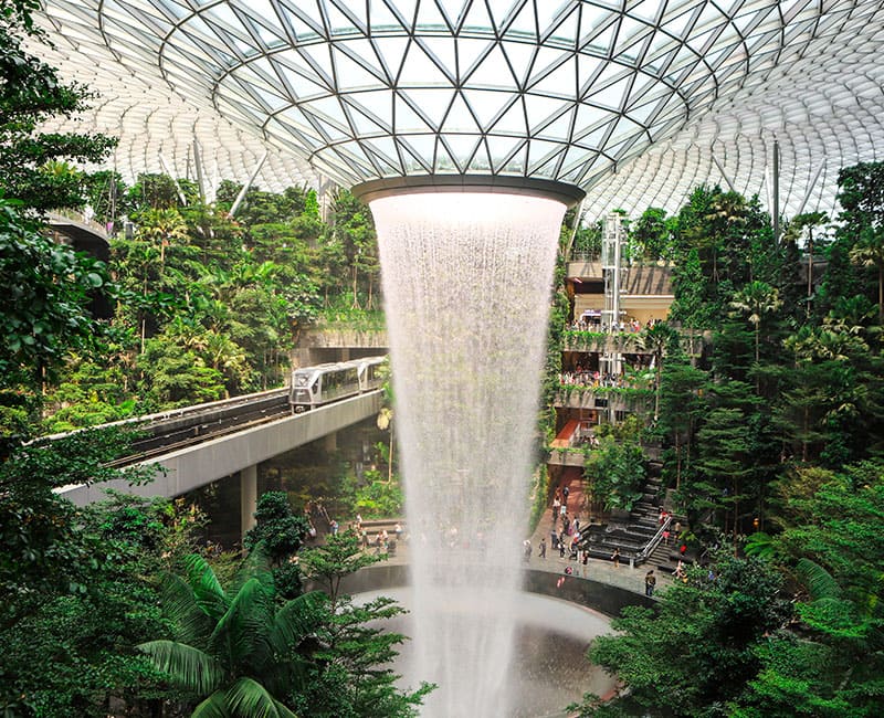 ที่เที่ยวสิงคโปร์ Jewel Changi Airport (ท่าอากาศยานสิงคโปร์ชางงี)