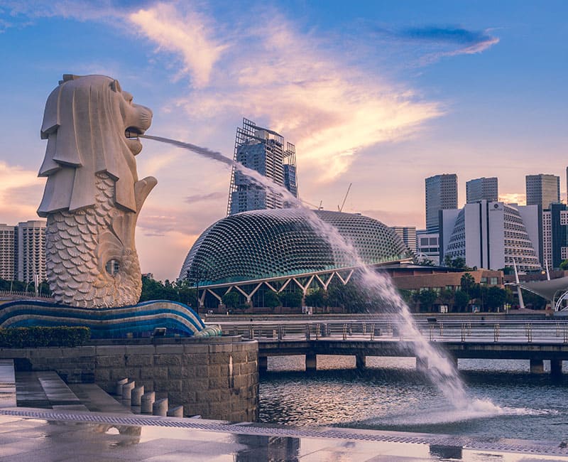 ที่เที่ยวสิงคโปร์ Merlion Park